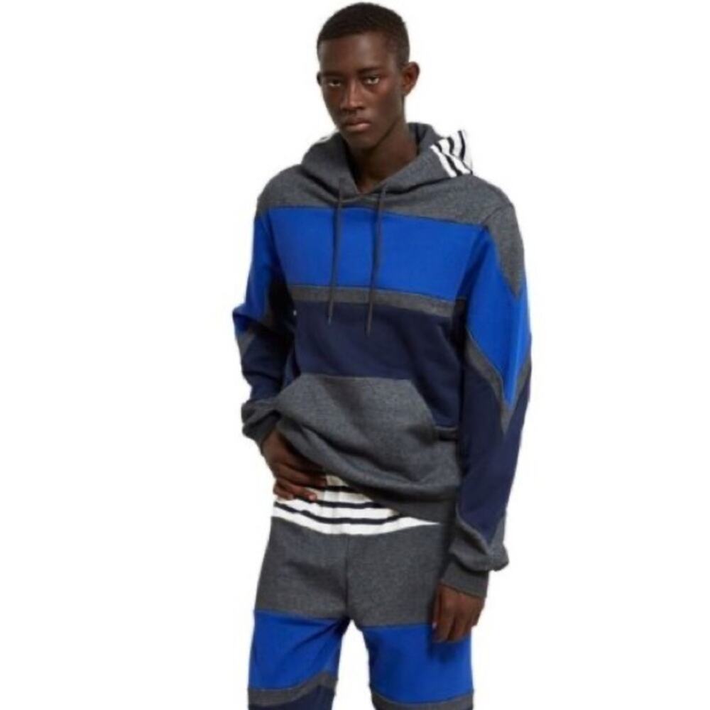 Opening Ceremony Stained Glass color block hoodie - Small